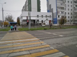 В 24 округе.  Продолжение работы по обеспечению   безопасности пешеходов